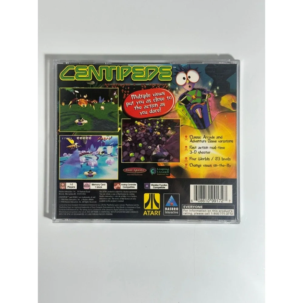 Centipede (Sony PlayStation , 1999) PS1 CIB Complete w/ Manual Tested